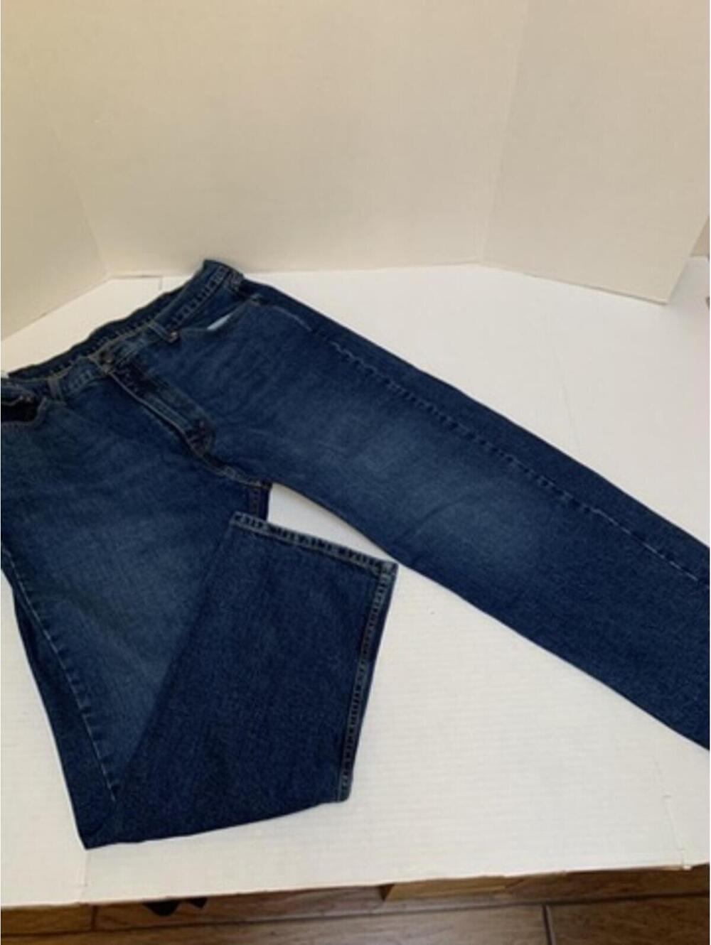 Mens Levi 505 Pants Jeans  Size 42-29 Indigo Blue Straight Leg